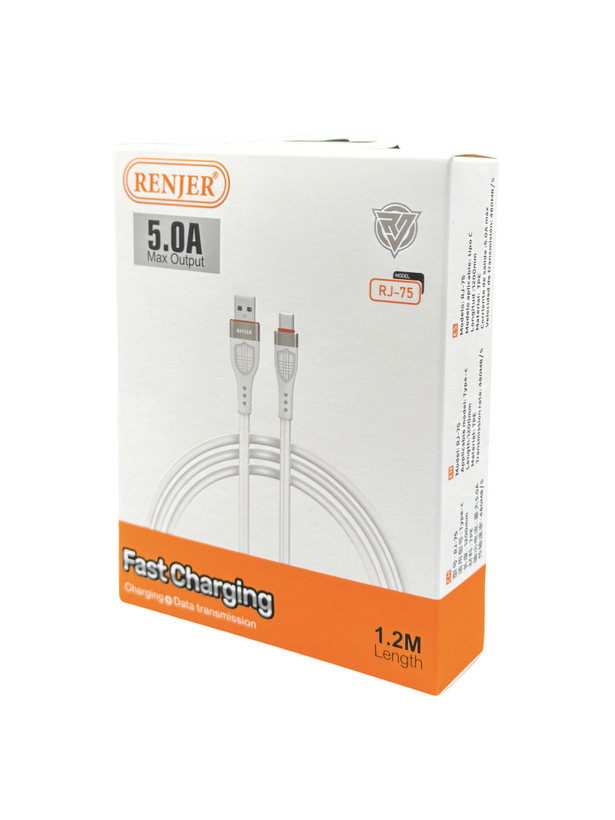 کابل USB به Lightning فست شارژ طول 1.2 متر super fast charge